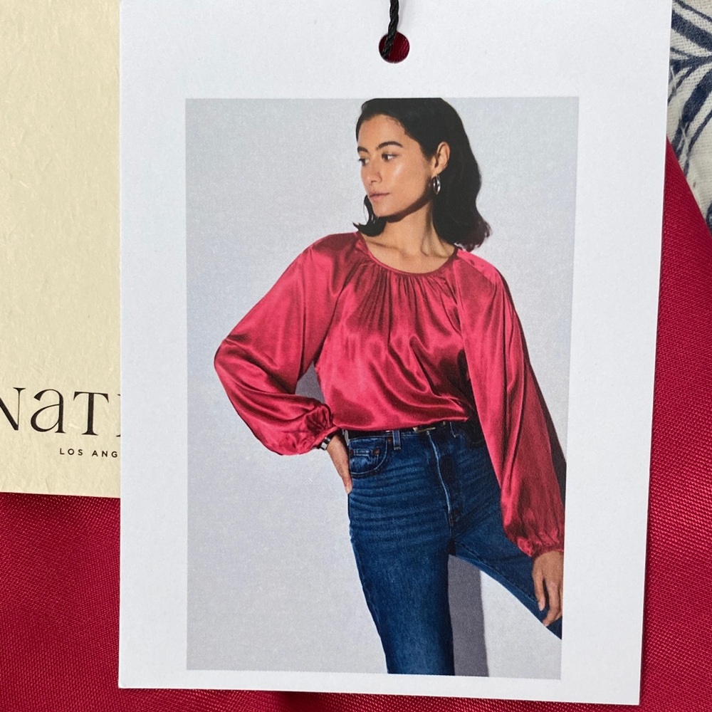 NWT Nation LTD Eveline Top in Rasberry Jam